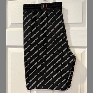 Michael Kors Men’s High Inseam Logo Print Shorts